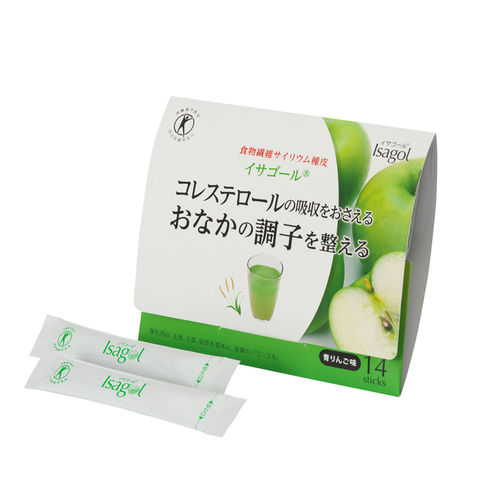 イサゴール・青りんご味 14スティック